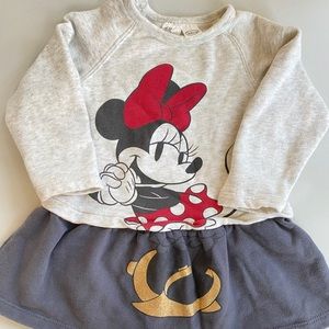 H&M Minnie Mouse sweater dress
